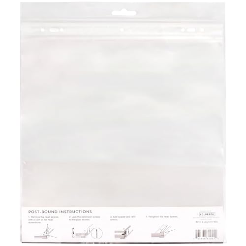 Colorbok Page Protectors (10 Pack), 12 by 12" White - Image 2