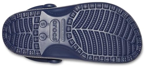 Crocs Men's and Women's Classic Clog, Navy, 6 Women/4 Men - Image 3