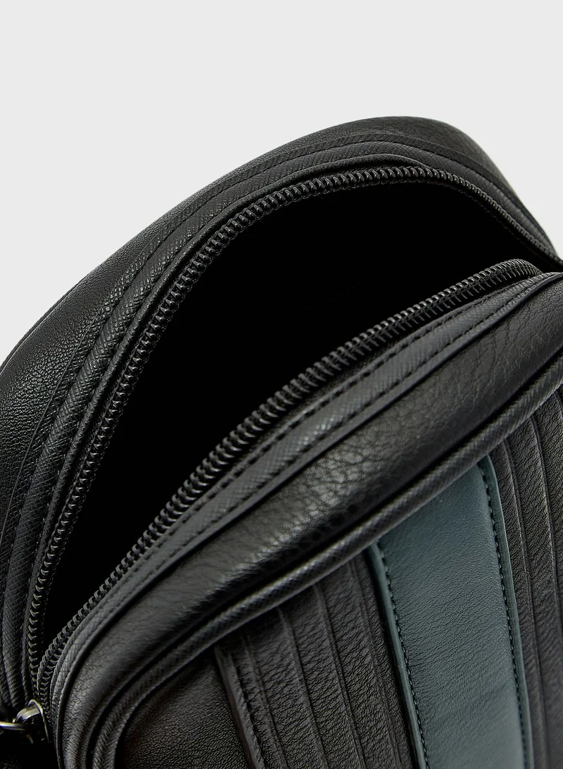 Ted Baker Evver Striped Messenger