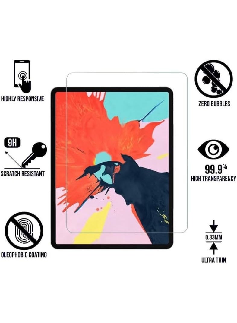 ليناكز الأصلي واقي شاشة من الزجاج المقسى (Tempered Glass) يغطي الشاشة بالكامل ومقاوم للخدش لجهاز Honor Pad X9 مقاس 11.5 بوصة - Image 4