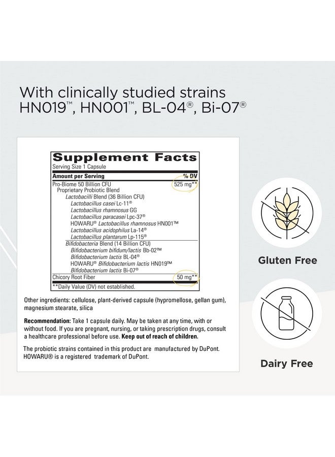 Integrative Therapeutics Probiome 50B Cfu Proprietary Probiotic Blend 30 Capsules - Image 3
