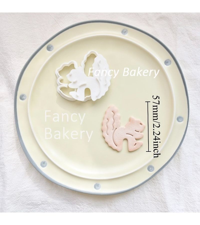 Squirrel And Bird Animal Shape Cookie Cutter For Biscuit Baking Fondant Decor - Image 3