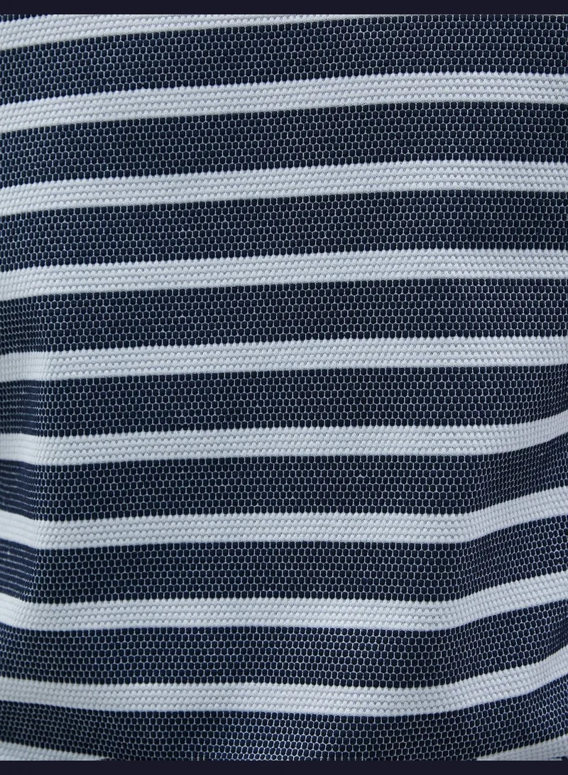 KOTON Crew Neck T-Shirt Tissued Short Sleeve