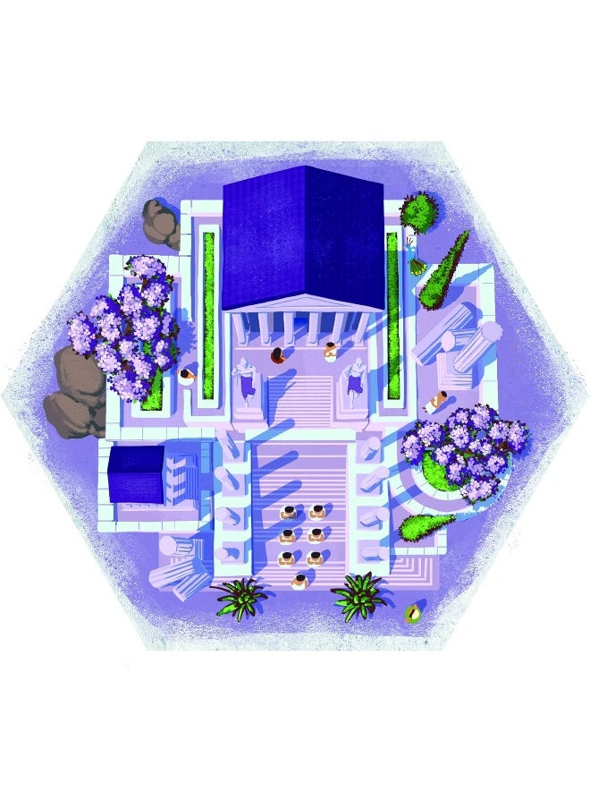 Gigamic Akropolis | Strategy Game for Teens and Adults | City-Building Game with 3D Tiles