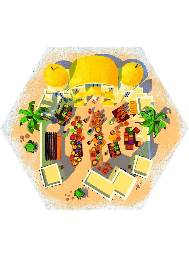 Gigamic Akropolis | Strategy Game for Teens and Adults | City-Building Game with 3D Tiles