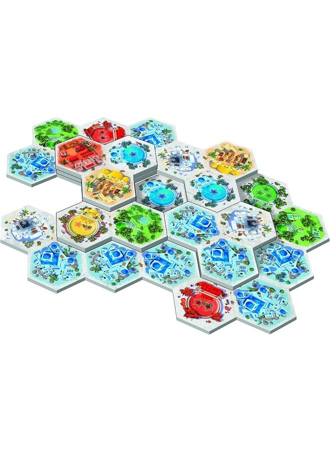 Gigamic Akropolis | Strategy Game for Teens and Adults | City-Building Game with 3D Tiles