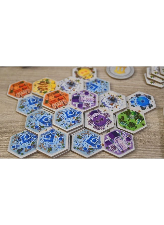 Gigamic Akropolis | Strategy Game for Teens and Adults | City-Building Game with 3D Tiles
