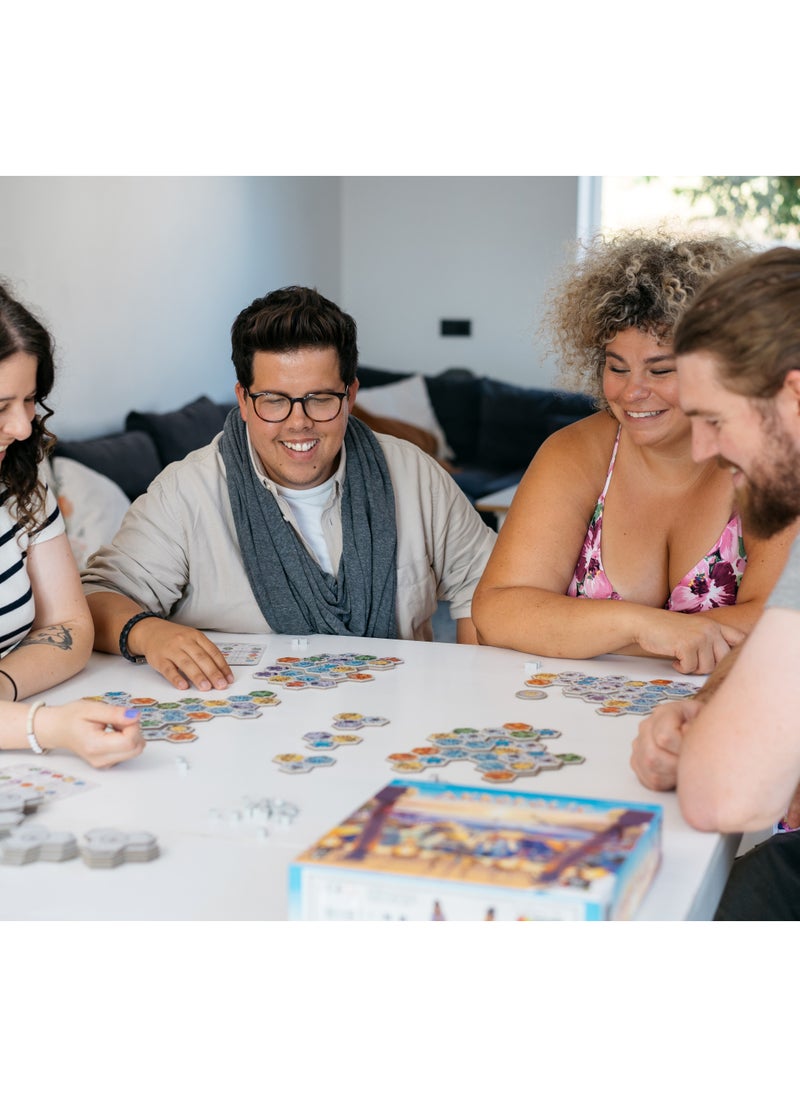 Gigamic Akropolis Board Game | Official Version | English And Arabic Language | Strategy Game for Teens and Adults | City-Building Game with 3D Tiles | Ages 8+ | for 2 to 4 Players  - Image 4