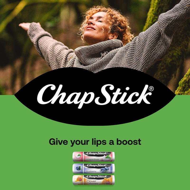 ChapStick Lip Balm, Superfood Collection 3-Pack â€“ Dragon Fruit, Blueberry & Clover Honey, Moisturizer for Dry Lips, 0.15 Oz - Image 2