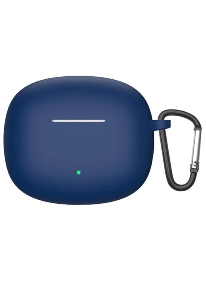 Silicone Protective Case for Honor X3 Lite, Portable Charging Case with Anti-Lost Keychain (Blue)