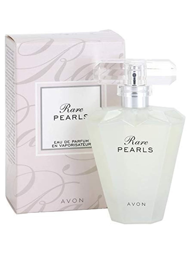Rare Pearls for Women by Avon - Eau de Parfum with a luxurious white floral scent, 50 ml