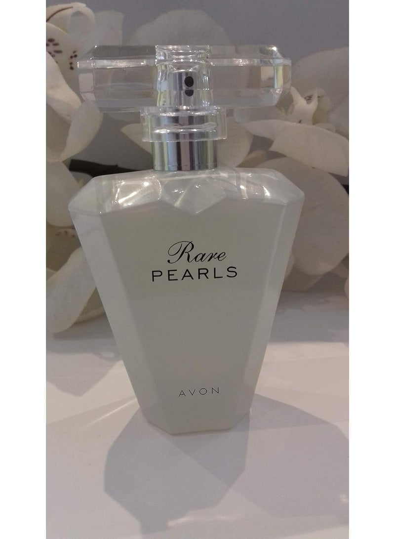 Rare Pearls for Women by Avon - Eau de Parfum with a luxurious white floral scent, 50 ml