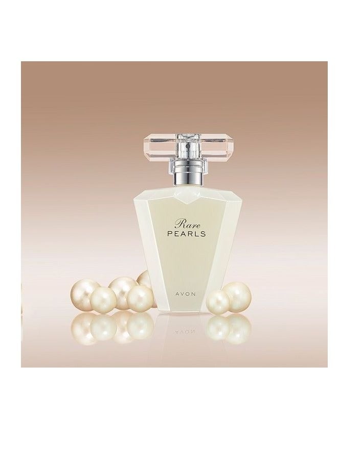 Rare Pearls for Women by Avon - Eau de Parfum with a luxurious white floral scent, 50 ml
