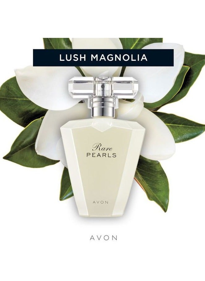 Rare Pearls for Women by Avon - Eau de Parfum with a luxurious white floral scent, 50 ml