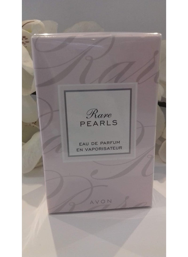 Rare Pearls for Women by Avon - Eau de Parfum with a luxurious white floral scent, 50 ml