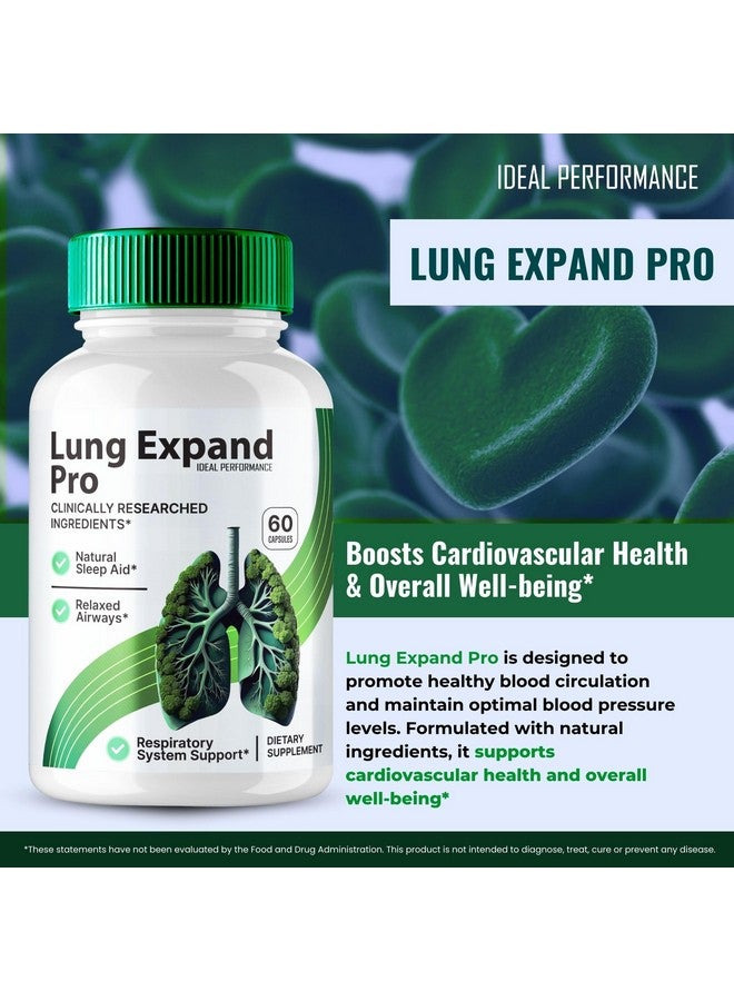IDEAL PERFORMANCE Lung Expand Pro Blood Capsules, LungExpand Pro Blood Formula Support Supplement Pills, Premium Formula for Healthy Circulation & Stable Levels, All Natural LungExpandPro Health Reviews (2 Pack) - Image 4