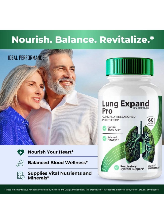 IDEAL PERFORMANCE Lung Expand Pro Blood Capsules, LungExpand Pro Blood Formula Support Supplement Pills, Premium Formula for Healthy Circulation & Stable Levels, All Natural LungExpandPro Health Reviews (2 Pack) - Image 5