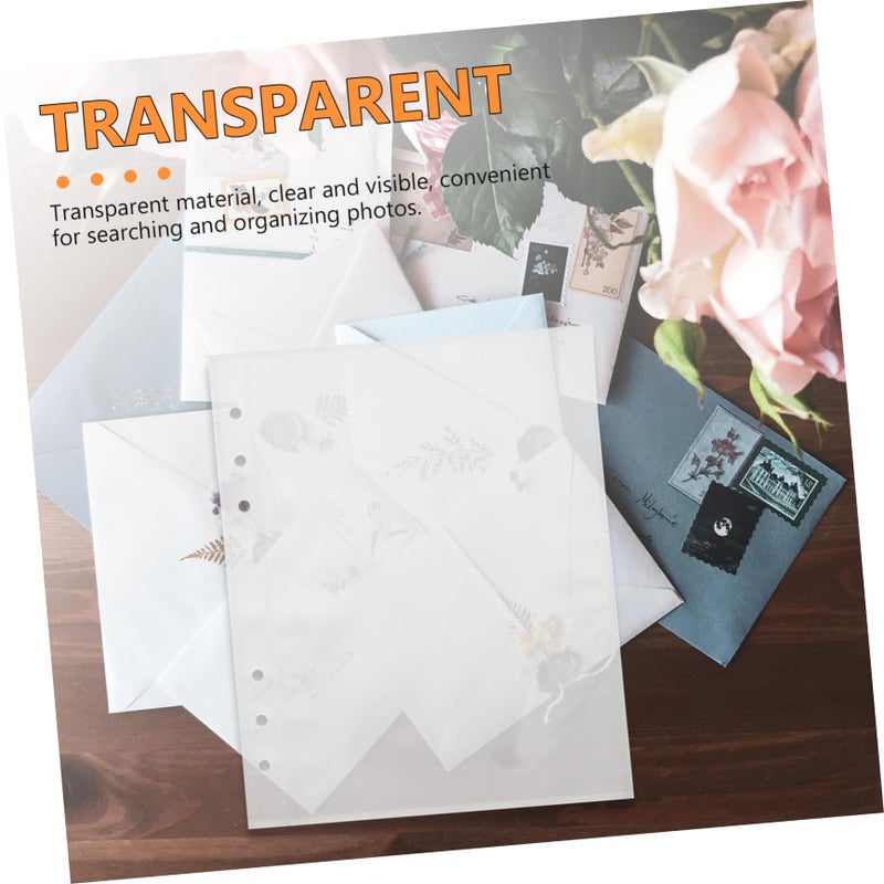 VILLCASE 6 Pack Small Filler Paper Notebook Refills Loose Leaf Binder Pages Organizer - Image 4