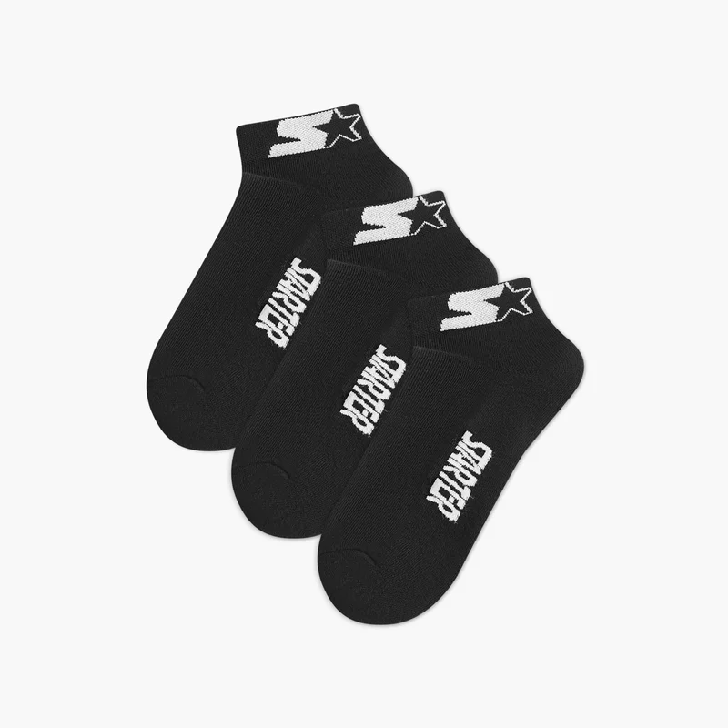 STARTER Set of 3 - Starter Logo Print Ankle Length Socks