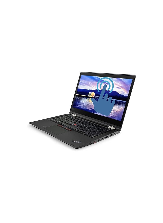 لينوفو مجدد - لابتوب ThinkPad X380 Yoga بشاشة تعمل باللمس FHD مقاس 13.3 بوصة، مع معالج Core i5-8350U/الجيل الثامن/ذاكرة RAM سعة 8GB/قرص SSD سعة 512GB/رسومات Intel HD باللون الأسود - Image 2