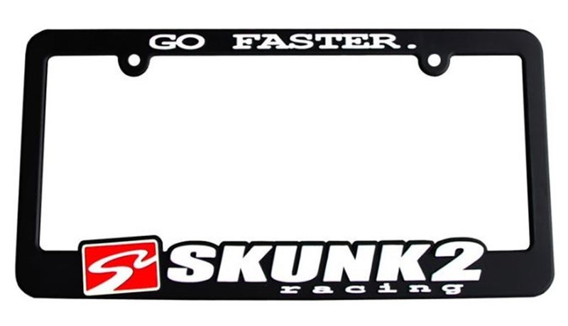 Skunk2 Racing 838991460 License Plate Frame with Go Faster Logo
