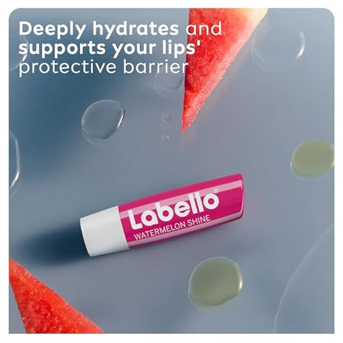 Labello lip care, moisturizing lip balm, watermelon shine, 4.8g - Image 3