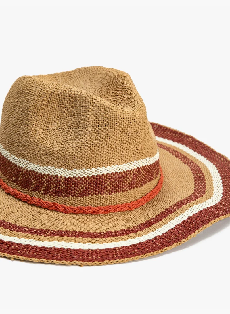 KOTON Fedora Straw Hat