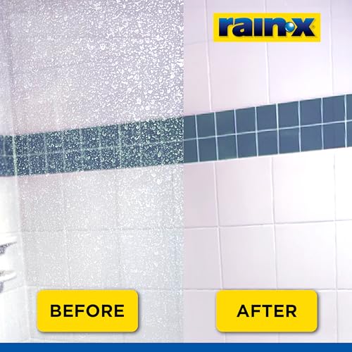 Rain-X Shower Door Cleaner (355ml) | Removes Hard Water Stains, Soap Scum & Limescale | Glass Cleaner for Shower Doors & Bathroom Glass - Image 4