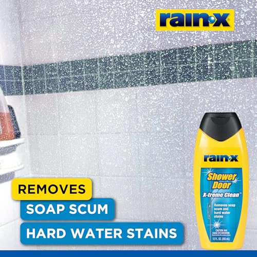 Rain-X Shower Door Cleaner (355ml) | Removes Hard Water Stains, Soap Scum & Limescale | Glass Cleaner for Shower Doors & Bathroom Glass - Image 3
