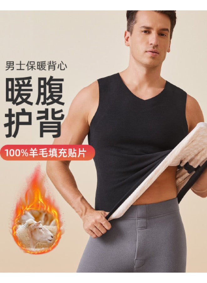 Fenton men's Seamless High-elasticity Thermal Vest For Back & Waist Warmth In Autumn/winter - Image 1