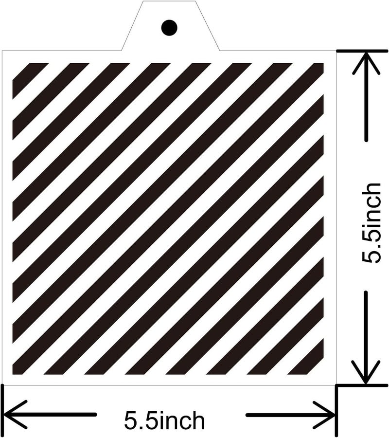 NEGEMEL 16 Pcs 5.5x5.5in Cookie Stencil DIY Royal Icing Baking Stencils for Royal Icing Cookies, Airbrush Cookies; Sugar Cookie Stencils,Craft Painting, Stencil Genie Stencils (Essential) - Image 2
