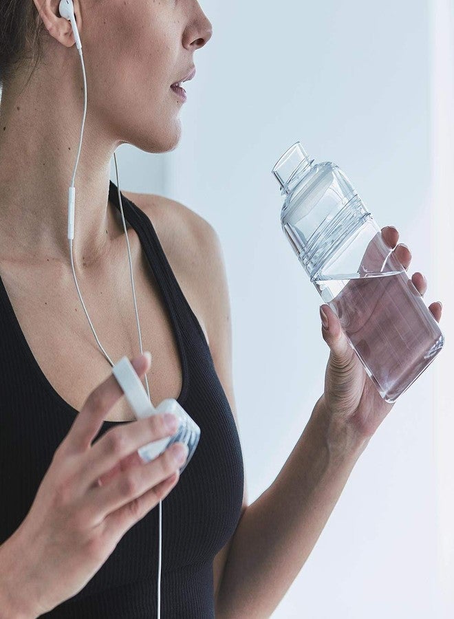 كينتو زجاجة كينتو 20313 للتمارين الرياضية، سعة 480 مل (16.9 أونصة سائلة)، لون أحمر، رياضية، خفيفة الوزن، زجاجة ماء، آمنة للغسل في غسالة الأطباق - Image 5