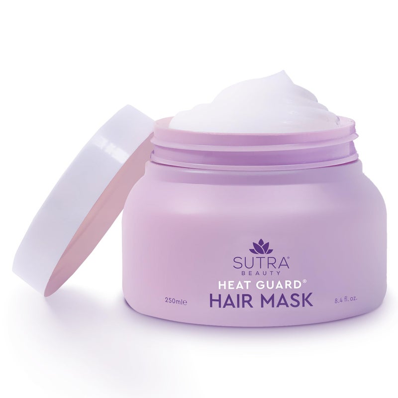 Sutra Heat Guard Hair Mask Treatment for Frizzy, Dry & Damaged Hair - Deep Conditioning Moisturizer Hydrates & Repairs Against Heat Damage with Hyaluronic Acid - Anti-Frizz Haircare Products - Image 1