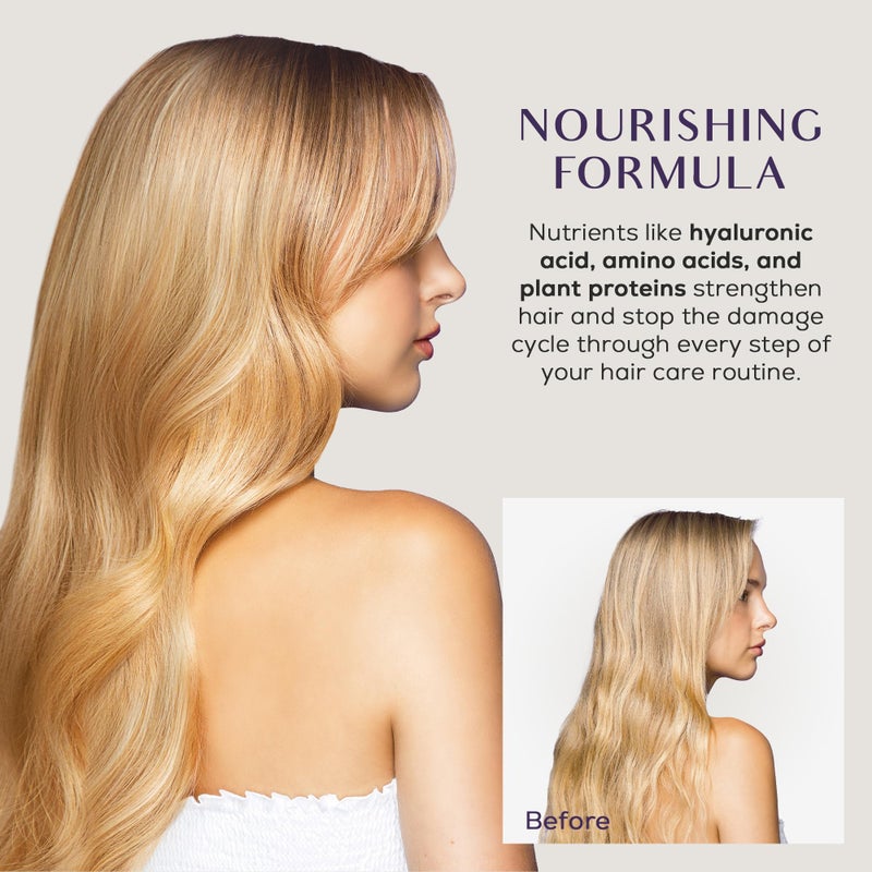 Sutra Heat Guard Hair Mask Treatment for Frizzy, Dry & Damaged Hair - Deep Conditioning Moisturizer Hydrates & Repairs Against Heat Damage with Hyaluronic Acid - Anti-Frizz Haircare Products - Image 3