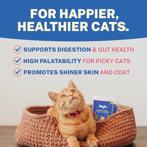 Smylo Natural Healthy Adult Cat Wet Food (1+ Yrs) 70g x 12 Packs | Chicken, Tuna & Rosemary | for Healthy Skin & Coat, Supports Digestion | No Preservatives & Grain Free | Vet-Formulated - Image 5