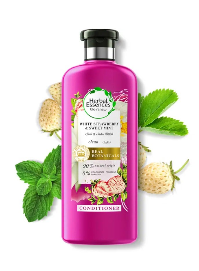 Herbal Essences White Strawberry & Mint Conditioner 400ml - Image 2