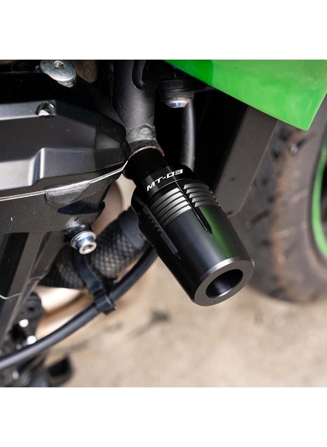 MOWOK Frame sliders For Yamaha MT03 MT-03 2014 2015 2016 2017 2018 2019 2020 2021 2022 2023 2024 Motorcycle Accessories Crash Protection pad Falling Protector Frame Sliders MT 03 (Black) - Image 2