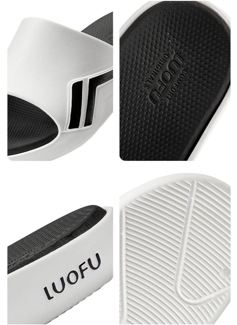 LUOFU Luofu Men’s Comfortable Slide Slippers – EVA Non-Slip Waterproof Casual Footwear – Ideal for Everyday, Outdoor, and Shower Use – Lightweight, Soft Sole Sandals  - Image 5