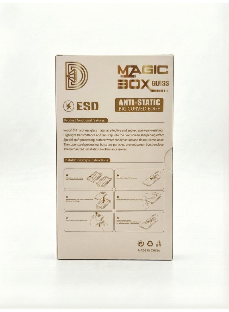 PIXEL Essentials Magic Box Privacy Screen Protector for iPhone 17 Pro Max | Anti-Spy | 9H Tempered Glass | Anti-Fingerprint | Curved Edge Full Coverage | Easy Installation Frame - Image 2