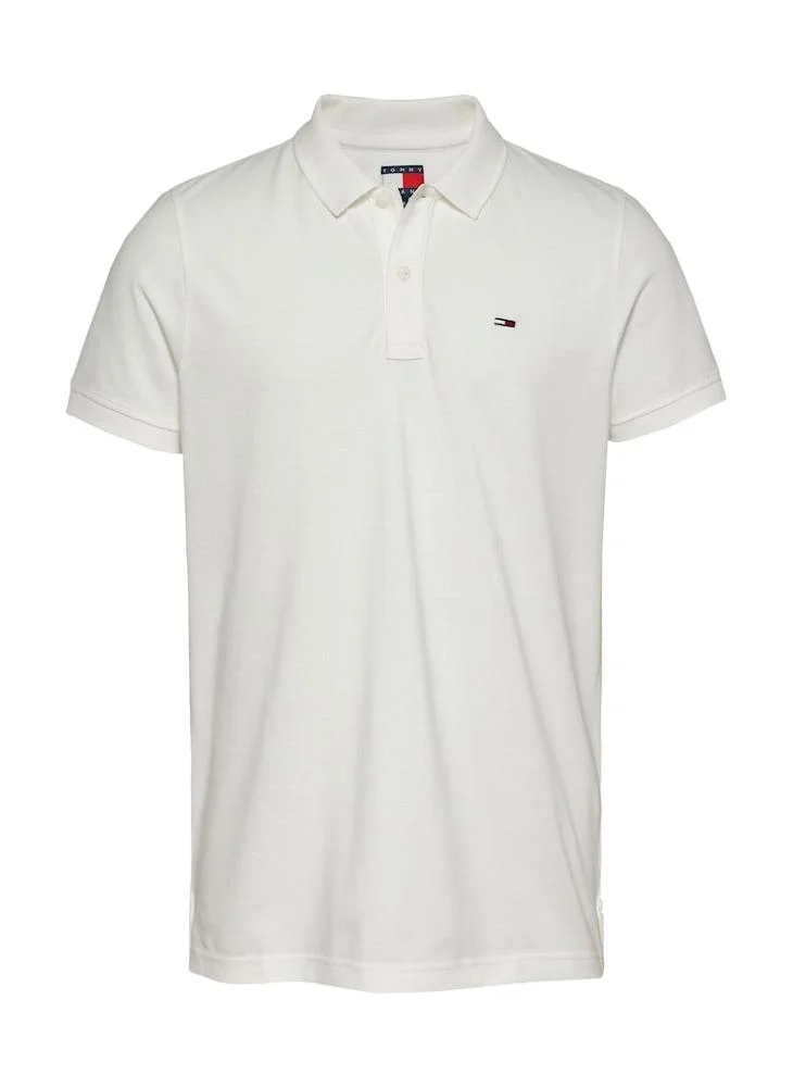 TOMMY JEANS Slim Cotton Polo