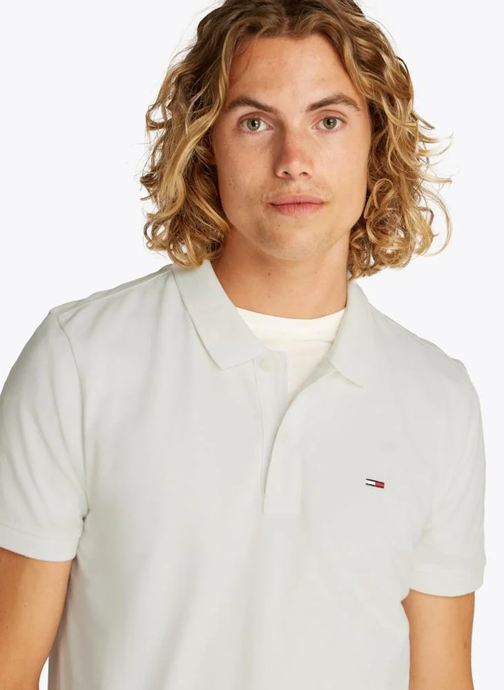 TOMMY JEANS Slim Cotton Polo