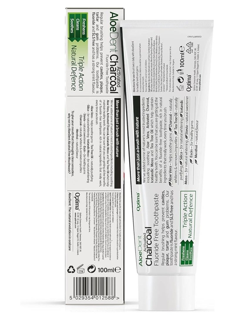 ألودنت معجون اسنان بالفحم وزيت شجرة الشاي مفعول طبيعي مبيض لثة صحية 100 مل - Image 3