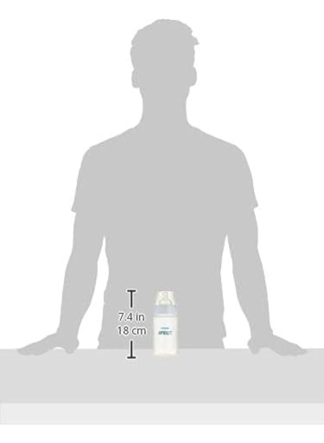 Avent Philips Avent Anti-Colic Baby Bottle – 330ml, +3 Months, White (Pack of 2) – Reduces Discomfort - Image 2