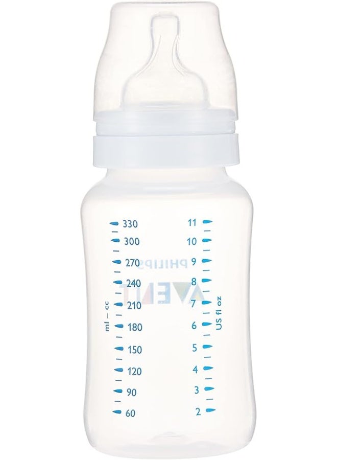 Avent Philips Avent Anti-Colic Baby Bottle – 330ml, +3 Months, White (Pack of 2) – Reduces Discomfort - Image 3