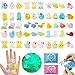 CIYOJA 100 Pcs Blind Bags Mystery Mini Resin Animals Glow in The Dark Figurines Mini Figures Mystery Bag for DIY Crafts Fairy Garden Decor Dollhouse Accessories Party Favors for Kids - Image 2