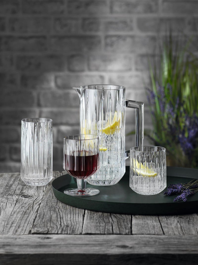 Nachtmann Jules Collection Long Drink Glasses, 13-Ounce, Clear, Made of Crystal Glass, Highball Glass for Cocktails and Other Beverages, Dishwasher Safe, Set of 4 - Image 4