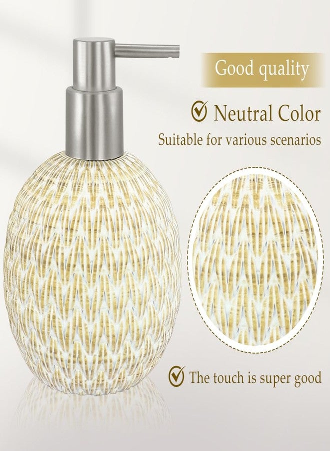 JTDTH Bathroom Accessory Set,3 PCS Includes Liquid Soap or Lotion Dispenser, Tumbler Cup and Soap Dish Decorative Countertop & Housewarming Gift - Image 4