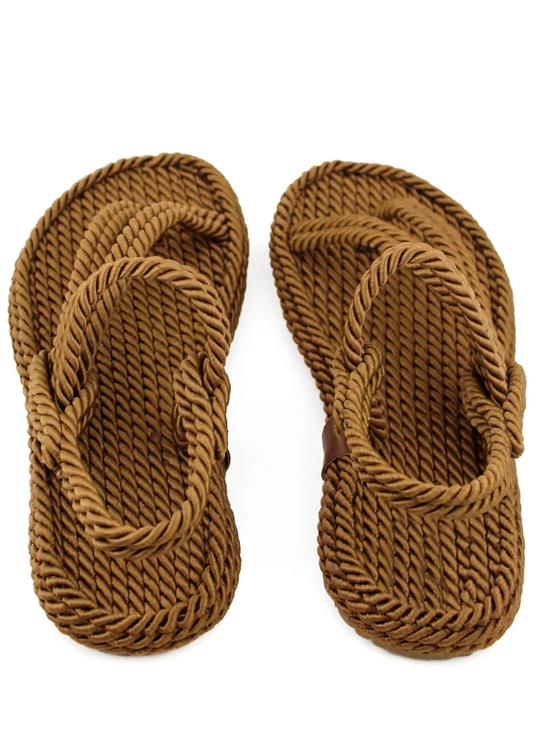 Mumka Rope Sandals Crossed-out - Brown