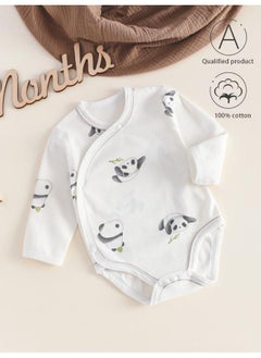 Baby Four Seasons Jumpsuit Anyang Baby Children'S Clothing Baby Romper Long Sleeve Underwear Boneless