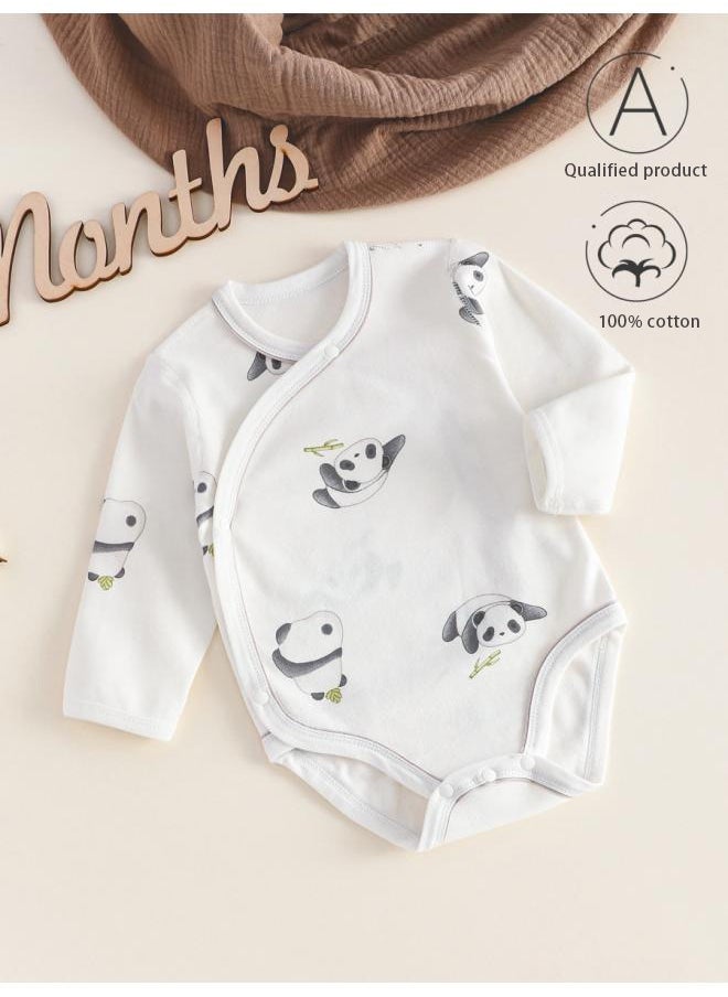 VUELO - Baby Four Seasons Jumpsuit Anyang Baby Children'S Clothing Baby Romper Long Sleeve Underwear Boneless - Image 1